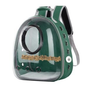 Pet Bag Myna Parrot Outing Carrying Bag - Green