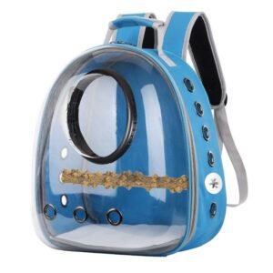 Pet Bag Myna Parrot Outing Carrying Bag - Light Blue