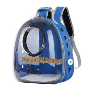 Pet Bag Myna Parrot Outing Carrying Bag - Dark Blue