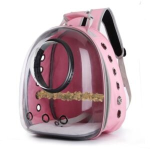 Pet bag Starling Parrot Outing Portable Bag Multifunctional - Pink