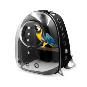 Pet bag Starling Parrot Outing Portable Bag Multifunctional - Black