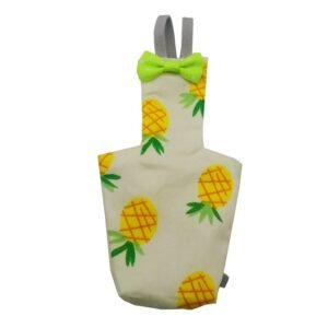 For Birds Parrot Bird Clothes Shit Pocket - M, Pineapple
