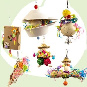 Parrot Gnawing Grinding Teeth And Mouth Toy Supplies - Set