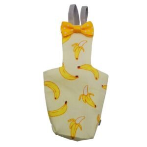 For Birds Parrot Bird Clothes Shit Pocket - S, Banana