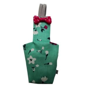 For Birds Parrot Bird Clothes Shit Pocket - S, diamond green