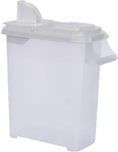 Buddeez Airtight Pet Food Storage Container, 32 Quart, with Pour Spout
