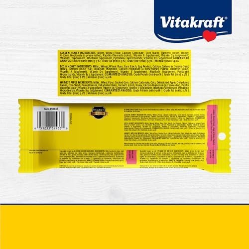 Vitakraft Crunch Sticks Parakeet Treat - Triple-Baked Millet Parakeet Treats with Natural Wood Center - Crunchy & Nutritious Bird Treat Sticks for Small Animals (12 Count, Honey, Egg, and Apple) - Image 15