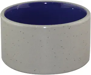 SPOT Standard Crock Dish for Small Animals - Food/Water Bowl for Small Pets, Round Ceramic Bowl with High Walls, Ideal for Birds, Small Cats, Dishwasher Safe - 4 inch, 1 Cup (8oz)