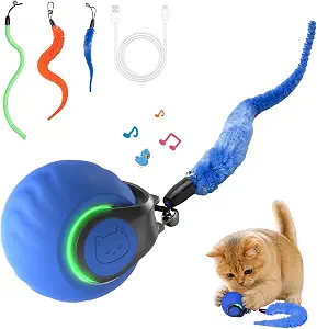 2026 Interactive Cat Toys with Bird Sounds & 3 Modes for Indoor Cats Play