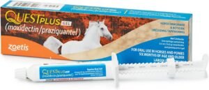 Quest Plus (moxidectin/praziquantel) Gel Dewormer for Horses, 0.5 oz