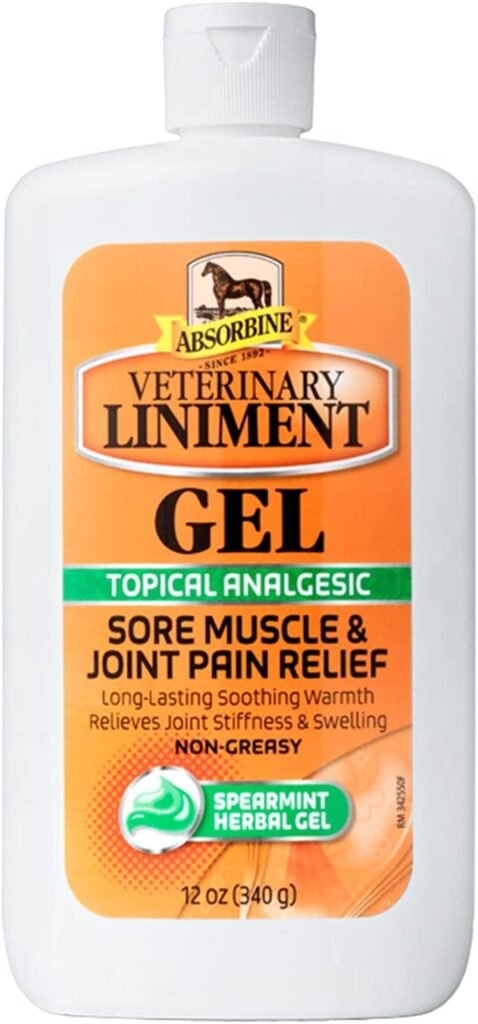 Absorbine Veterinary Liniment Gel, 12 oz Bottle