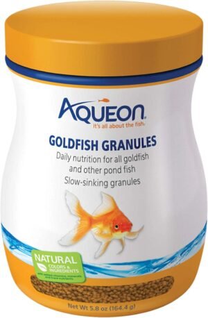 Aqueon Goldfish Granules, Goldfish Food, 5.8 Ounces