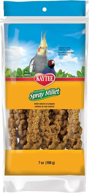 Kaytee Spray Millet Treat for Pet Birds, 7 oz