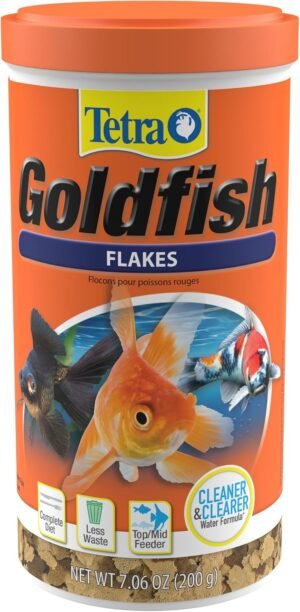 Tetra Goldfish Flakes Fish Food, 7.06 oz