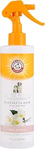 Arm & Hammer Ultra Fresh Waterless Dog Bath Spray, White Jasmine, 10 Fl Oz