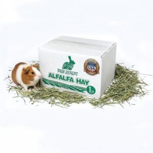 High Desert Alfalfa Hay for Young Rabbits and Guinea Pigs, 1 lb Box
