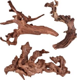 majoywoo Natural Driftwood for Aquarium Decor Fish Tank Decor Reptile Decor
