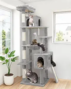 Globlazer F70 Pro Heavy Duty Cat Tree Tower for Indoor Cats Large Adult