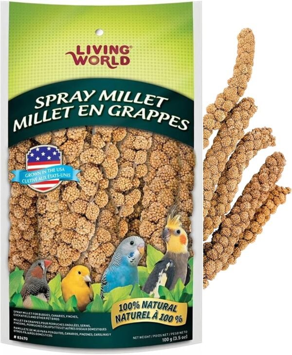 Living World - Millet Spray for Birds, 3.5 Oz