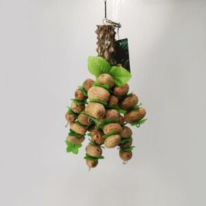 Pet Supplies Toy Parrot Nut Bite String Bite Toy - A