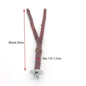 Parrot Log Tree Branch Standing Pole - Dia. 1.5cm 20cm