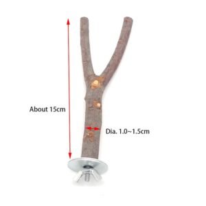 Parrot Log Tree Branch Standing Pole - Dia. 1.5cm 15cm
