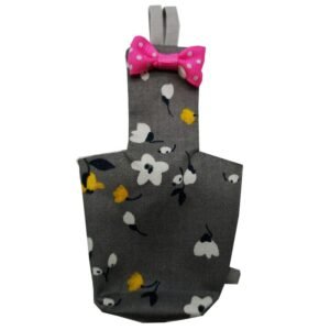 For Birds Parrot Bird Clothes Shit Pocket - M, Gaoya Grey